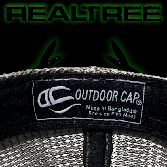 New Outdoor Cap® | REALTREE Unisex Trucker Hat | Camouflage Adjustable Snap-back - Picture 12 of 14